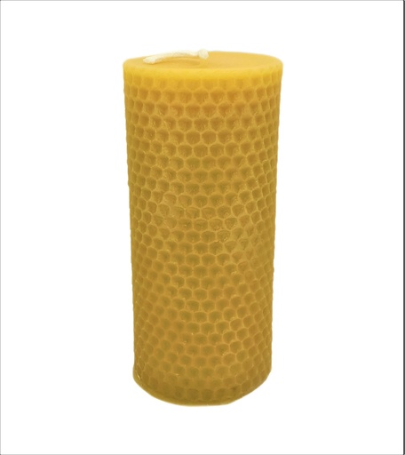 [CAND-FTH-NAT] Flat Top Honeycomb Candle