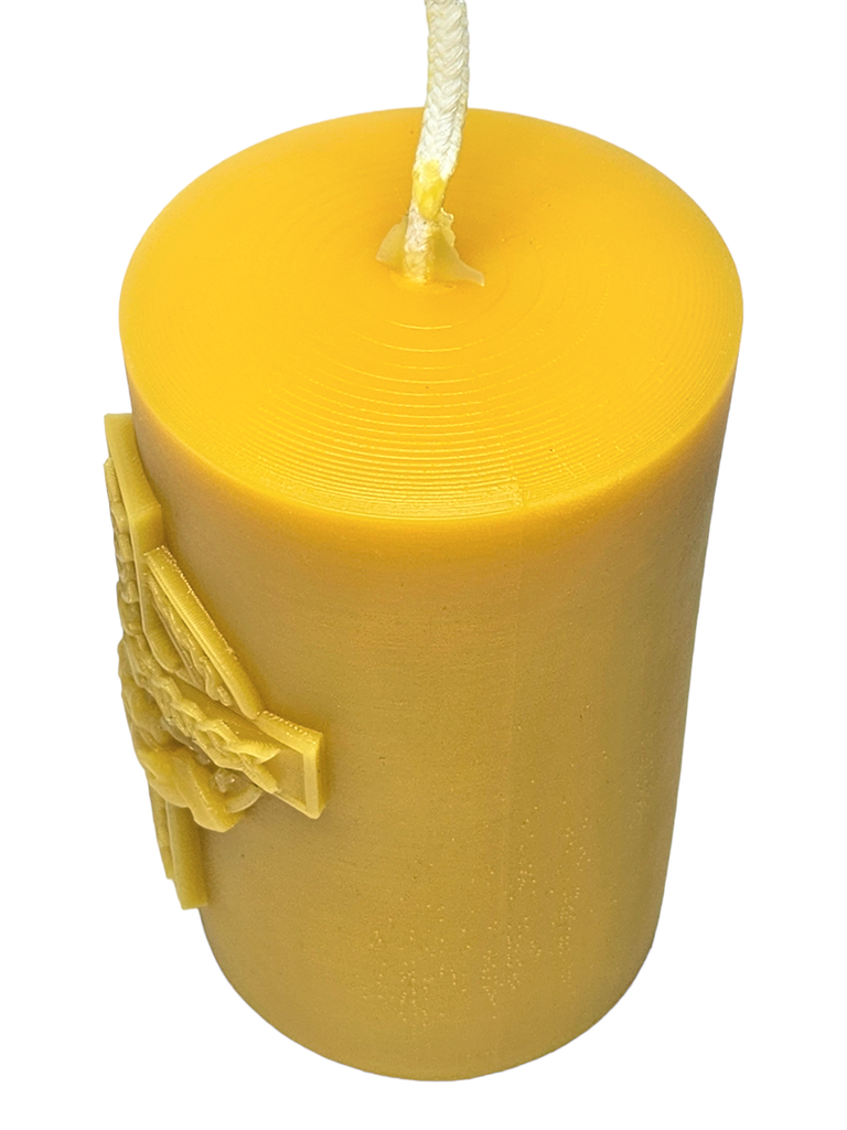 Celtic Cross Pillar Candle