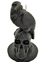 Raven on Skull Candle