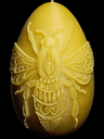 Bee Egg Pillar Candle
