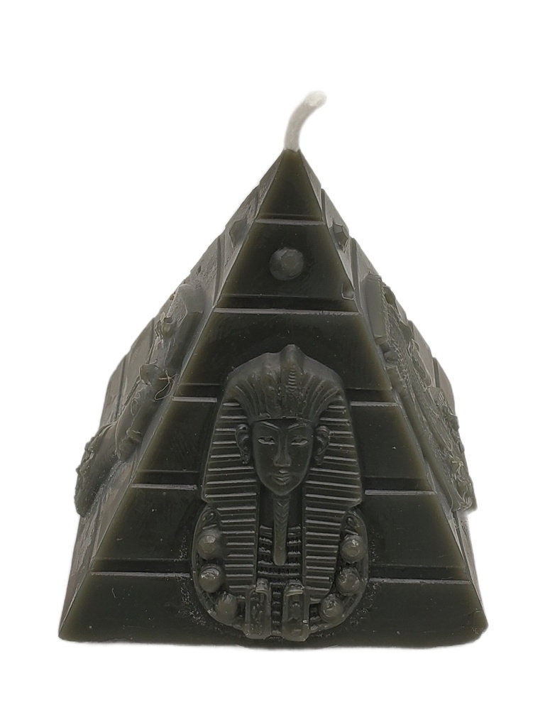 Black Egyptian Pyramid Candle