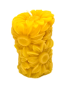 Daisy Pillar Candle