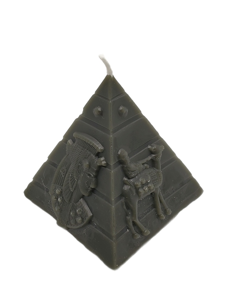 Black Egyptian Pyramid Candle