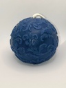 Fleur de Lis Ball Candle