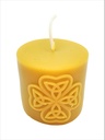 Celtic Four Leaf Clover Candle