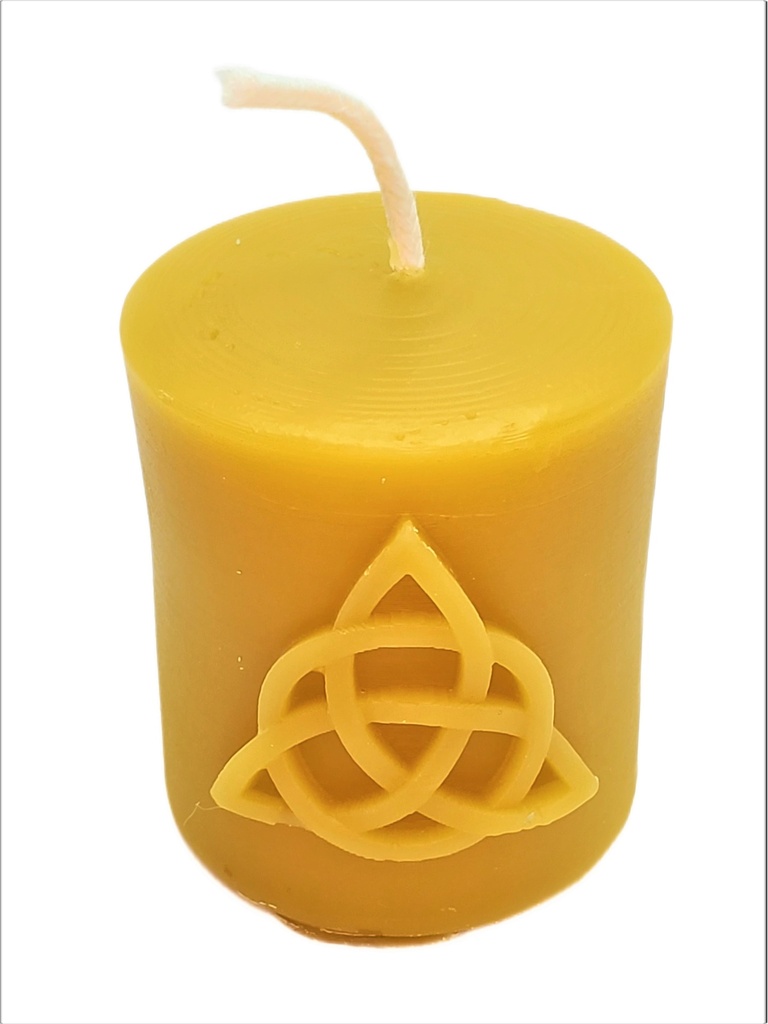 [CAND-CTP-NAT] Bougie Noeud de la Trinité Celtique (Natural)