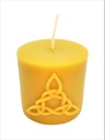 Celtic Interlaced Triquetra Candle