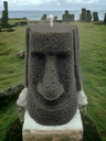 Moai Candle