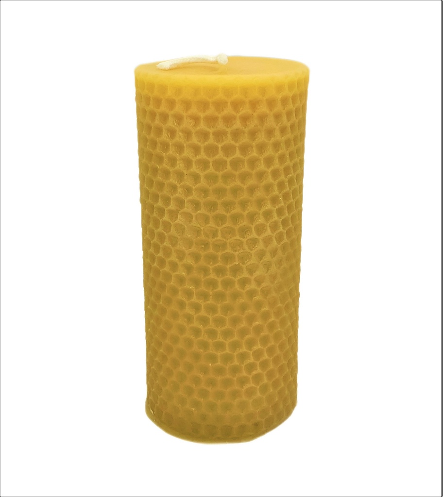 [CAND-FTH-NAT] Flat Top Honeycomb Candle