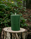 Leaf Pillar Candle