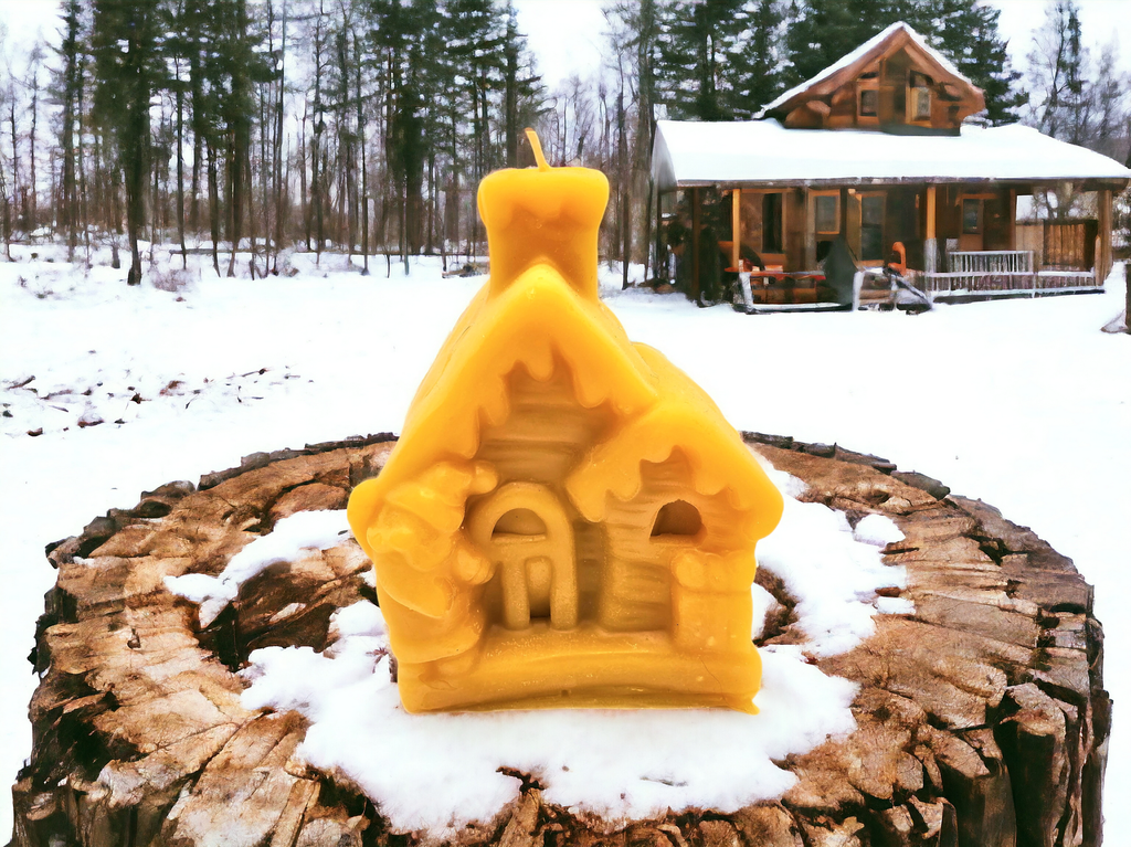 Christmas House Candle