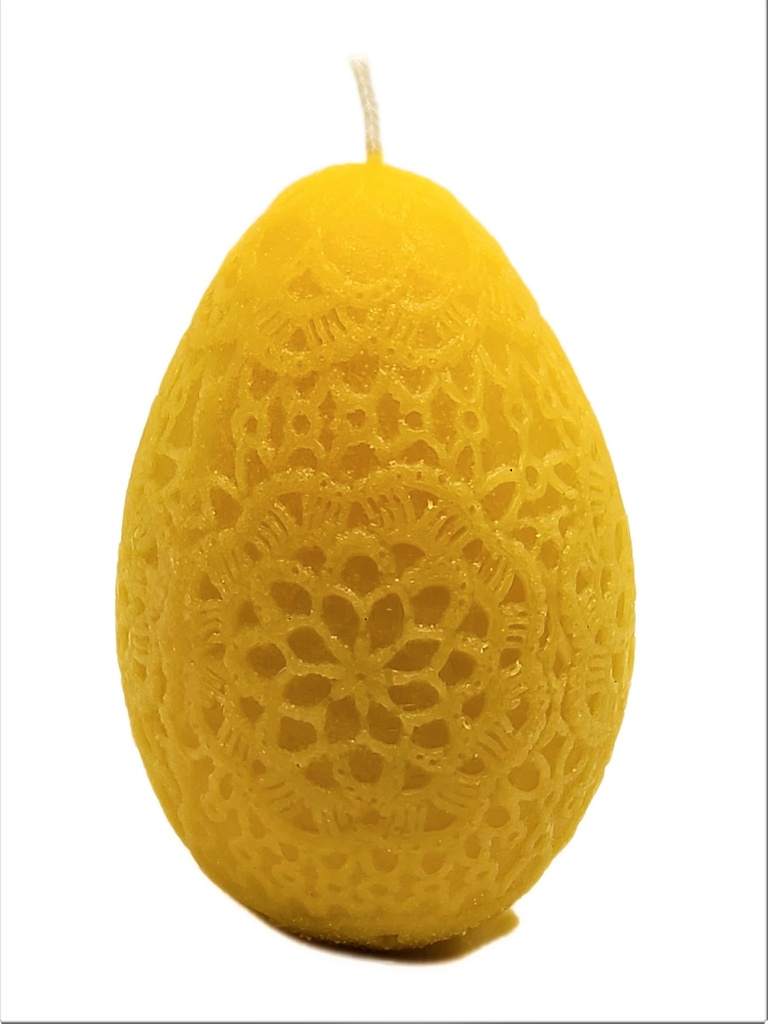 Lace Egg Candle