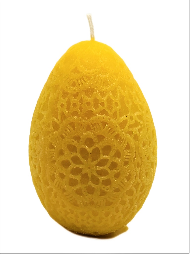 Lace Egg Candle