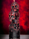 Triple Skull Pillar Candle