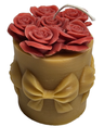 Roses Gift Pillar Candle