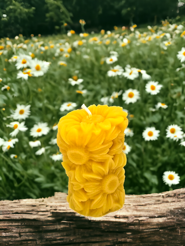 [CAND-DPILL-SM] Bougie Pilier Marguerite (Natural)