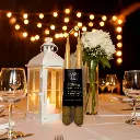 Paire de chandelles effilées de 10 po