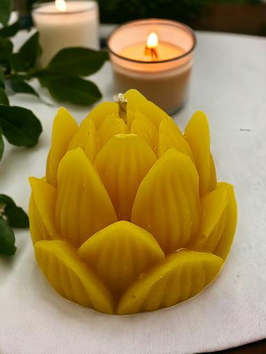 [CAND-LOT-NAT] Lotus Candle