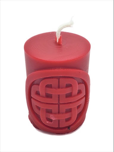 [CAND-DRP-RED] Celtic Dara Symbol Candle