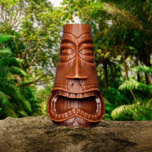 [CAND-TIK-BRN] Tiki God Candle