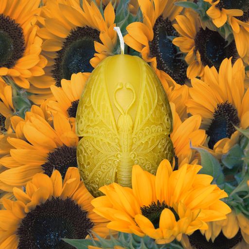 [CAND-BEG-NAT] Butterfly Egg Candle