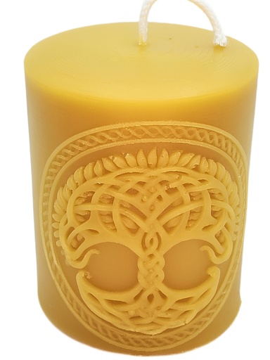 Celtic Tree of Life Pillar Candle